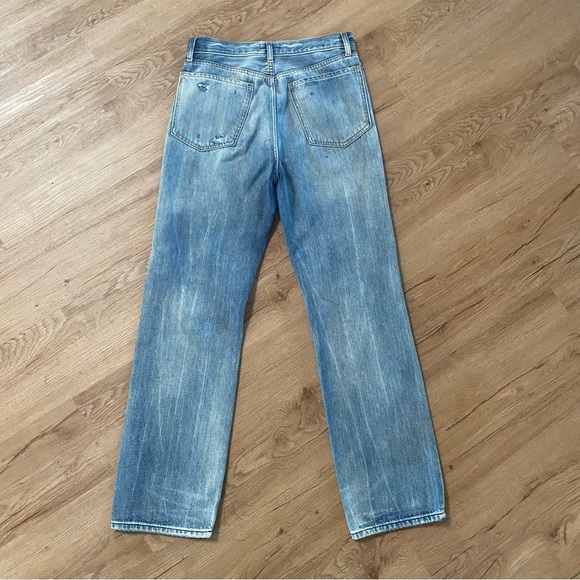 7 For All Mankind high rise  Easy Straight jeans sz 27 - Picture 3 of 9